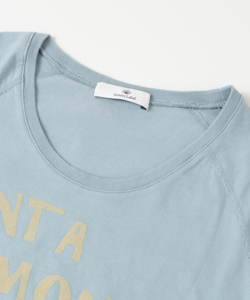 URBAN RESEARCH Sonny Label（アーバンリサーチサニーレーベル）の「Sonny Label フロッキーロゴTシャツ（Tシャツ/カットソー・レディース・オフホワイト/オレンジ系その他/ブルー・FREE）」の17枚目の写真