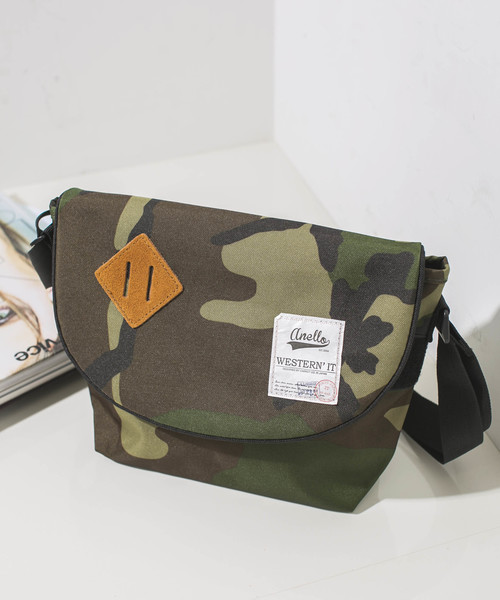 anello（アネロ）の「【anello】ポリメッセンジャーバッグS/アネロ（メッセンジャーバッグ・レディース・ネイビー/ブラック/マルチ・FREE）」の3枚目の写真