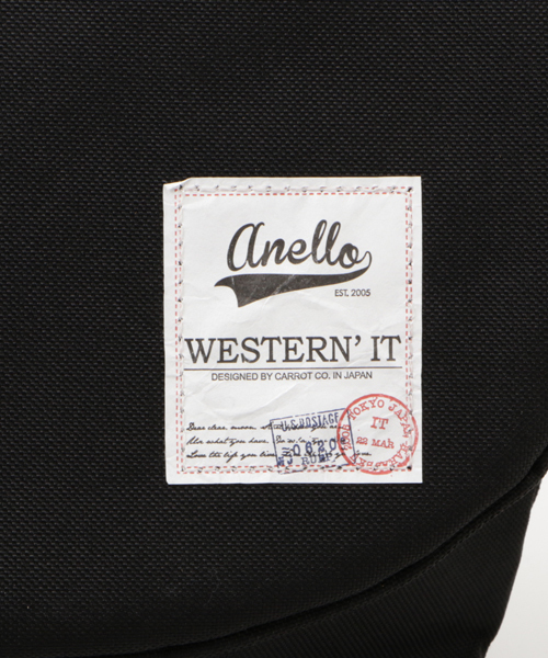 anello（アネロ）の「【anello】ポリメッセンジャーバッグS/アネロ（メッセンジャーバッグ・レディース・ネイビー/ブラック/マルチ・FREE）」の7枚目の写真