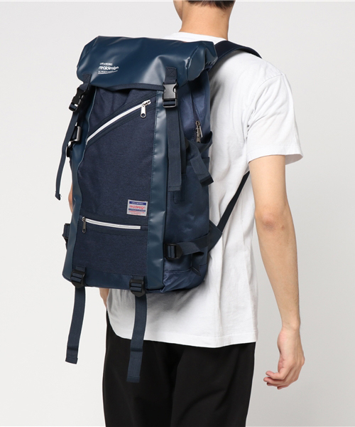 LB/S (エルビーエス)の「【REAL DESIGN】デイパック(バックパック/リュック・メンズ・ネイビー/ブラック・FREE)」の12枚目の写真