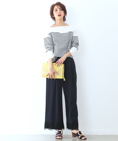 Au BANNISTER（オゥバニスター）の「BIGバックルミュール（サンダル・レディース・ネイビー/ブラック/ピンクベージュ・MEDIUM/SMALL/LARGE）」の12枚目の写真