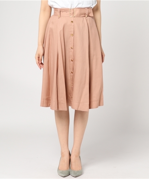 JILL by JILL STUART(ジルバイジルスチュアート)の「BUTTONED FLAIR SK(スカート・レディース・ピンク/レッド/ネイビー・SMALL/MEDIUM)」の6枚目の写真
