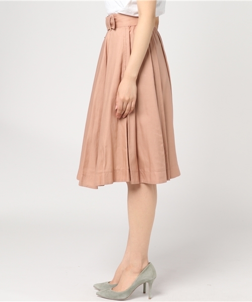 JILL by JILL STUART(ジルバイジルスチュアート)の「BUTTONED FLAIR SK(スカート・レディース・ピンク/レッド/ネイビー・SMALL/MEDIUM)」の7枚目の写真
