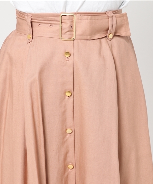 JILL by JILL STUART(ジルバイジルスチュアート)の「BUTTONED FLAIR SK(スカート・レディース・ピンク/レッド/ネイビー・SMALL/MEDIUM)」の9枚目の写真