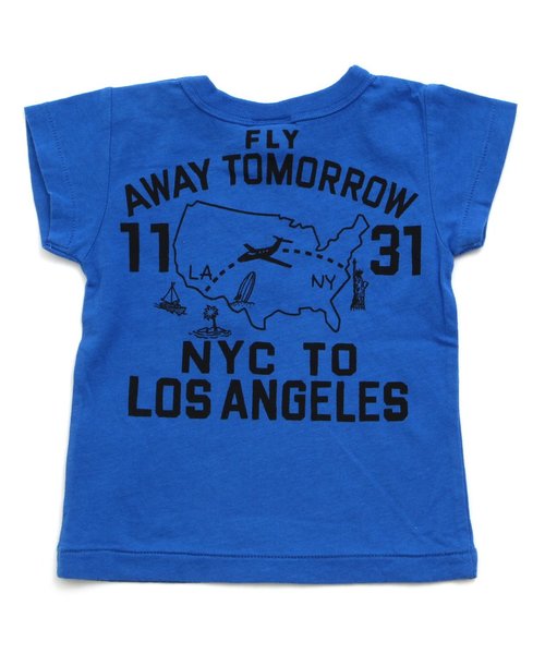 BREEZE（ブリーズ）の「アメリカンホリデーＴシャツ（Tシャツ/カットソー・キッズ・ライム/チャコール/グレー/ブルー・95/100/120/80/90/110/130/140）」の8枚目の写真