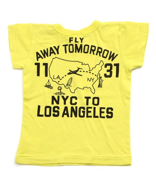 BREEZE（ブリーズ）の「アメリカンホリデーＴシャツ（Tシャツ/カットソー・キッズ・ライム/チャコール/グレー/ブルー・95/100/120/80/90/110/130/140）」の11枚目の写真