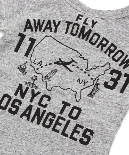 BREEZE（ブリーズ）の「アメリカンホリデーＴシャツ（Tシャツ/カットソー・キッズ・ライム/チャコール/グレー/ブルー・95/100/120/80/90/110/130/140）」の6枚目の写真