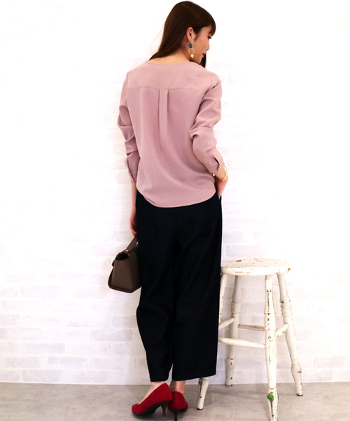 N.(N. Natural Beauty Basic)(エヌエヌナチュラルビューティーベーシック)の「 【Ray 10月号掲載】ベーシックパンプス(パンプス・レディース・ブラック/グレー/ベージュ/ピンク・MEDIUM/LARGE/SMALL)」の15枚目の写真