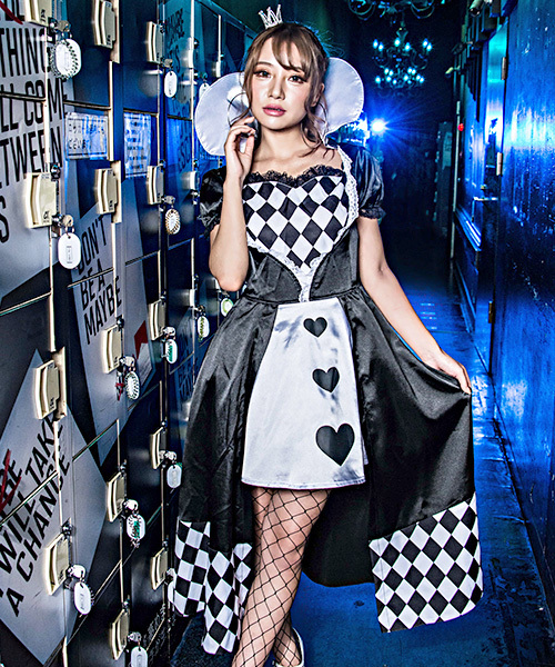 Dita ディータ の Costume コスチューム ブラックサイレントセクシークイーン トランプガール ハロウィン コスプレ パーティー衣装 コスチューム パーティーグッズ Wear