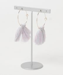 【glou】フリンジタッセルピアス