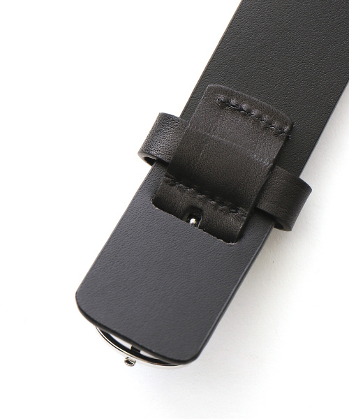 alfredoBANNISTER（アルフレッドバニスター）の「レイアードベルト（ベルト・メンズ・ブラック・80/90）」の2枚目の写真
