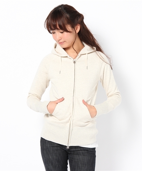 UNITED ARROWS(ユナイテッドアローズ)の「Traditional Weatherwear/AP スェット パーカー 12F◆(パーカー・レディース・オフホワイト/ブラック/ライトグレー・SMALL)」の1枚目の写真