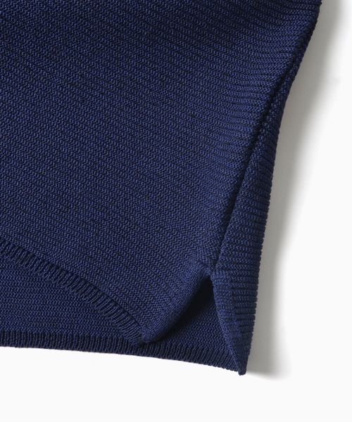 SHIPS(シップス)の「【Begin4月号掲載】SC: MADE IN JAPAN "AMOSSA(R) LS" リネン ワッフル プルオーバー ニット(ニット/セーター・メンズ・ベージュ/イエロー/ライトグリーン/ネイビー・SMALL/MEDIUM/LARGE/X-LARGE)」の10枚目の写真