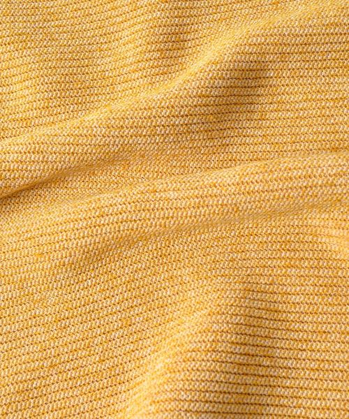 SHIPS(シップス)の「【Begin4月号掲載】SC: MADE IN JAPAN "AMOSSA(R) LS" リネン ワッフル プルオーバー ニット(ニット/セーター・メンズ・ベージュ/イエロー/ライトグリーン/ネイビー・SMALL/MEDIUM/LARGE/X-LARGE)」の12枚目の写真