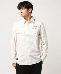 AVIREX | AVIREX/アヴィレックス/2トーン カモ ミリタリーシャツ/2TONE CAMO MILLITARY SHIRT(シャツ/ブラウス)