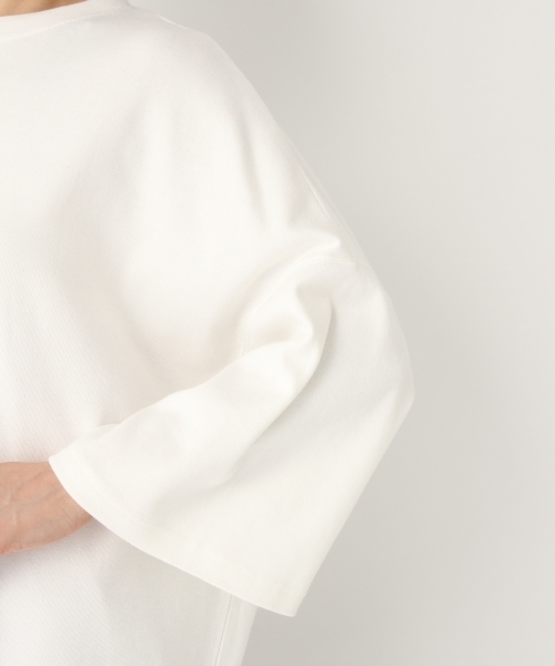 A part by（アパートバイ）の「ペルヴィアンピマBIGTシャツ　 788628（Tシャツ/カットソー・レディース・ホワイト/ブラック/ベージュ・FREE）」の13枚目の写真