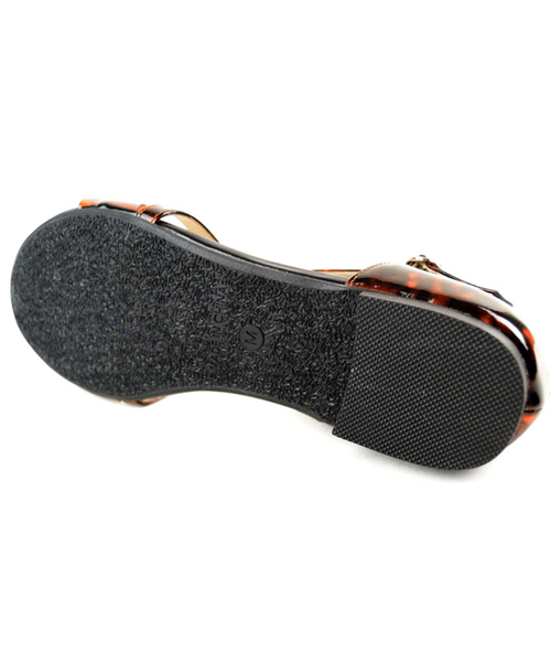 ORiental TRaffic(オリエンタルトラフィック)の「春夏★クロスストラップサンダル★8220(サンダル・レディース・ブラック/ブラウン/シルバー・LL/S/M/L)」の6枚目の写真