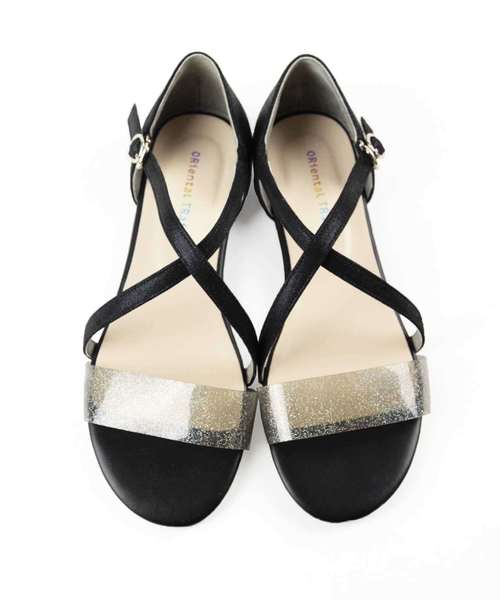 ORiental TRaffic(オリエンタルトラフィック)の「春夏★クロスストラップサンダル★8220(サンダル・レディース・ブラック/ブラウン/シルバー・LL/S/M/L)」の13枚目の写真