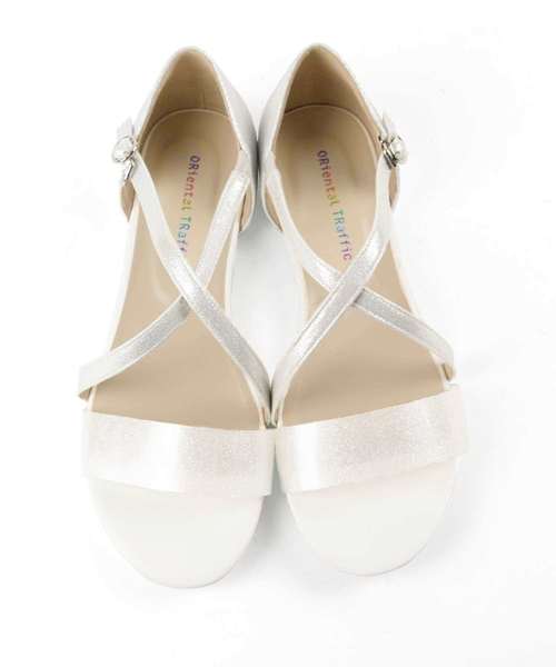 ORiental TRaffic(オリエンタルトラフィック)の「春夏★クロスストラップサンダル★8220(サンダル・レディース・ブラック/ブラウン/シルバー・LL/S/M/L)」の12枚目の写真