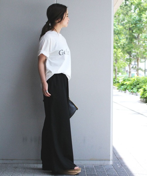 Deuxieme Classe（ドゥーズィエムクラス）の「ドロストワイドパンツ◆（その他パンツ・レディース・ブラック・FREE）」の5枚目の写真