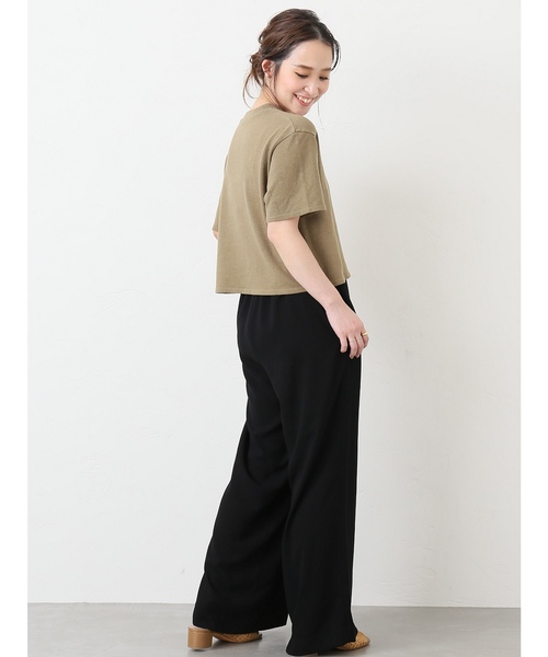 Deuxieme Classe（ドゥーズィエムクラス）の「ドロストワイドパンツ◆（その他パンツ・レディース・ブラック・FREE）」の9枚目の写真