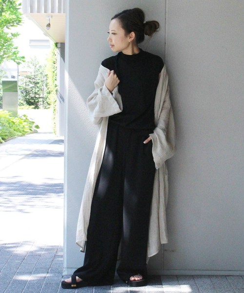 Deuxieme Classe（ドゥーズィエムクラス）の「ドロストワイドパンツ◆（その他パンツ・レディース・ブラック・FREE）」の17枚目の写真