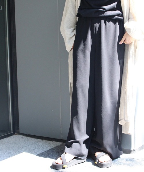 Deuxieme Classe（ドゥーズィエムクラス）の「ドロストワイドパンツ◆（その他パンツ・レディース・ブラック・FREE）」の20枚目の写真