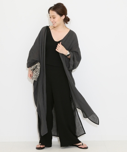 Deuxieme Classe（ドゥーズィエムクラス）の「ドロストワイドパンツ◆（その他パンツ・レディース・ブラック・FREE）」の21枚目の写真