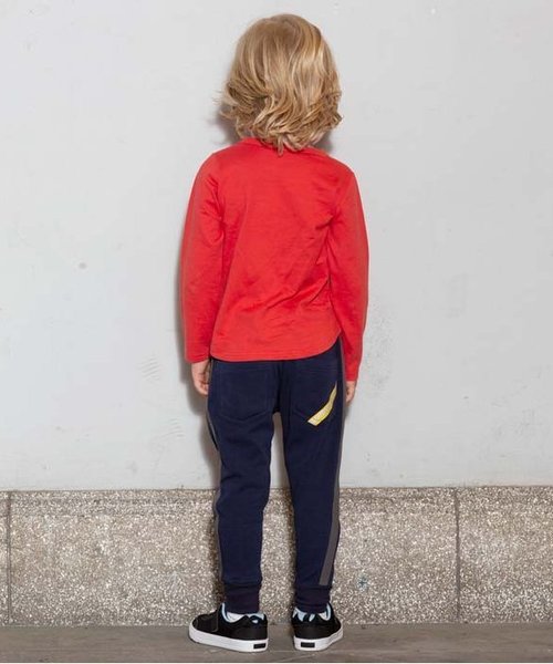 BREEZE(ブリーズ)の「ネット限定 胸ポケットTシャツ(Tシャツ/カットソー・キッズ・グレー/カーキ/ネイビー/オフホワイト/レッド・80/90/95/100/110/120/130/140)」の11枚目の写真