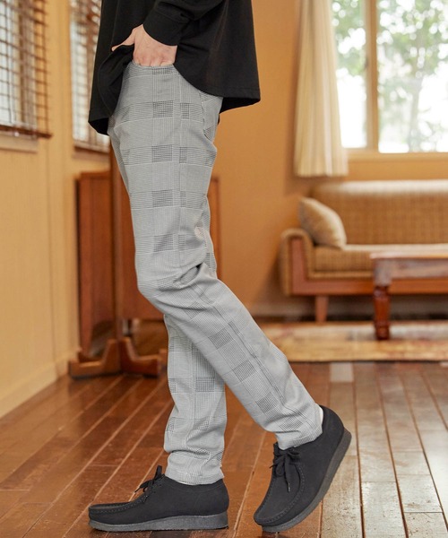 BARK MANHATTAN(バークマンハッタン)の「ストレッチ ツイル スキニーパンツ / スキニー パンツ メンズ チノパン ストレッチ スリム 細身(チノパンツ)」|グレー系その他2