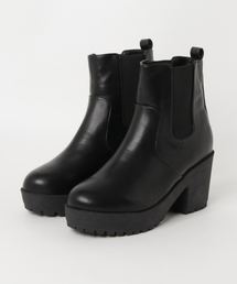 WEGO | WEGO/ボリュームヒールサイドゴアブーツ(ブーツ)
