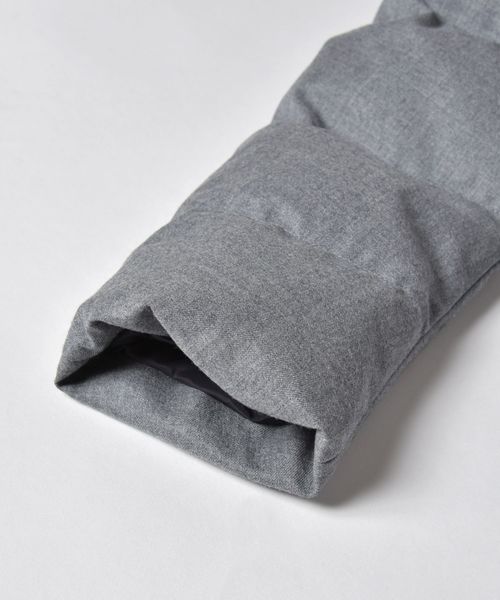 SHIPS(シップス)の「SC: ALLIED FEATHER&DOWN/VANKS(R)加工 ウール ボタン ダウンジャケット□(ダウンジャケット/コート・メンズ・チャコールグレー/グレー/ネイビー/キャメル/ヘザーグレー/コバルトブルー/ダークグレー・LARGE/MEDIUM/X-LARGE/SMALL)」の15枚目の写真