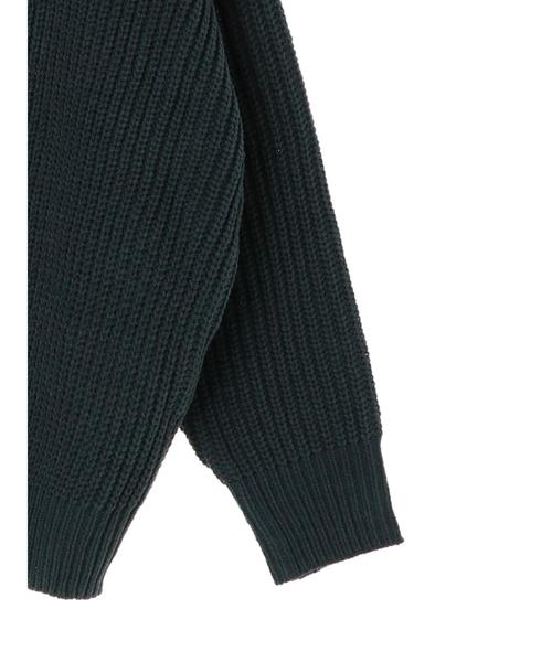 AMERICAN HOLIC(アメリカンホリック)の「・ハイネックローゲージニットプルオーバー(ニット/セーター・レディース・ベージュ/キャメル/ブルーグリーン・FREE)」の11枚目の写真