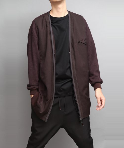 ato（アトウ）の「WOOL STRETCH TWILL CARDIGAN（カーディガン/ボレロ 