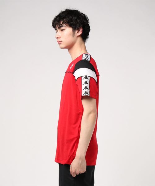 ALPEN / SPORTS DEPO SELECT(アルペンスポーツデポセレクト)の「カッパ Kappa 半袖Tシャツ(LIFESTYLE BANDA)(Tシャツ/カットソー・メンズ・ホワイト/ブラック/レッド・M/L/XL)」の4枚目の写真