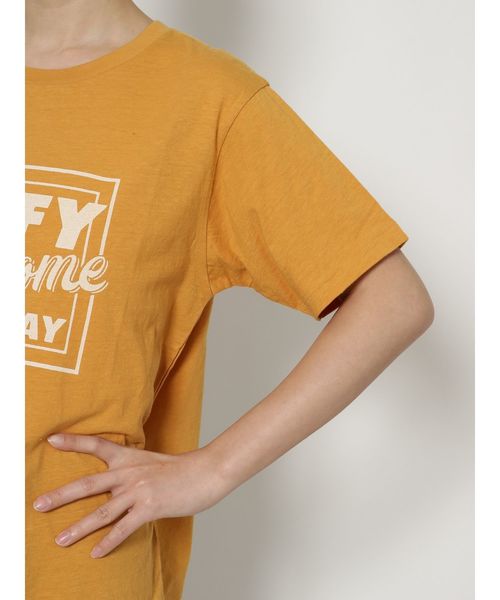 Ungrid（アングリッド）の「REIFYプリントTee（Tシャツ/カットソー・レディース・レッド/オフホワイト/イエロー・FREE）」の14枚目の写真