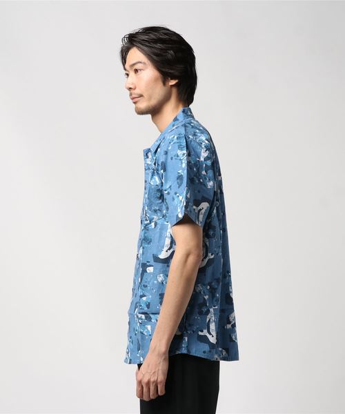 ELEMENT(エレメント)の「半袖シャツ ELEMENT AJ021-131(シャツ/ブラウス・メンズ・イエロー×グリーン/ブルー・M/L/XL)」の3枚目の写真