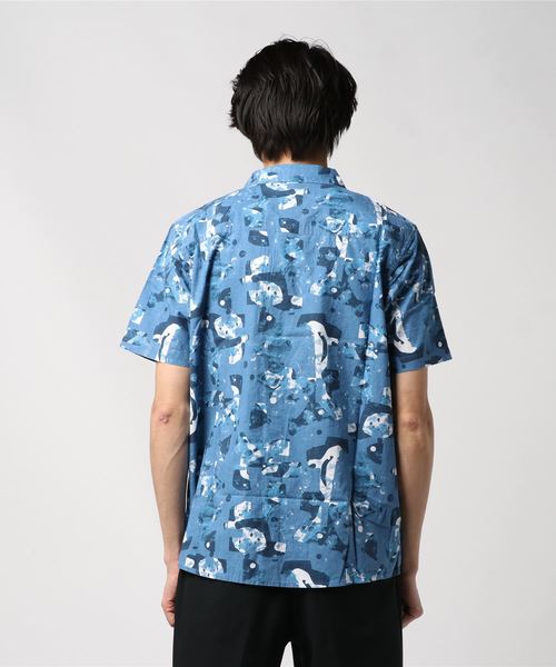 ELEMENT(エレメント)の「半袖シャツ ELEMENT AJ021-131(シャツ/ブラウス・メンズ・イエロー×グリーン/ブルー・M/L/XL)」の4枚目の写真