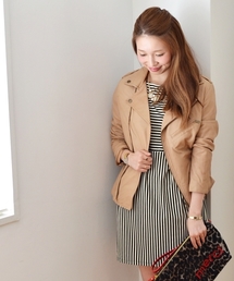 SHIPS for women | ラムレザー ライダース(ライダースジャケット)