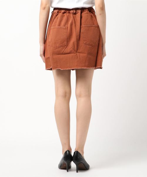 PUNYUS（プニュズ）の「カットオフミニスカート（スカート・レディース・ブラウン/カーキ/ピンク/その他1/その他2・1/2/4/3）」の7枚目の写真