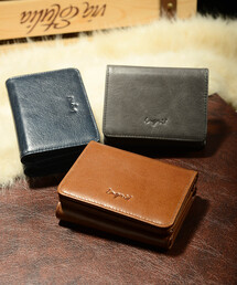 Ungrid | 【Ungrid/アングリッド】【イタリア製牛革】　イタリア製牛革三つ折りミニ財布(財布)