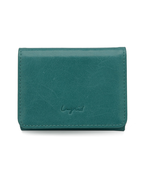 Ungrid（アングリッド）の「【Ungrid/アングリッド】【イタリア製牛革】　イタリア製牛革三つ折りミニ財布（財布・レディース・グレー/キャメル/ワイン/ミント/ブラウン/カーキ/オリーブ/レッド/ネイビー/パープル/ライトブルー・FREE）」の5枚目の写真