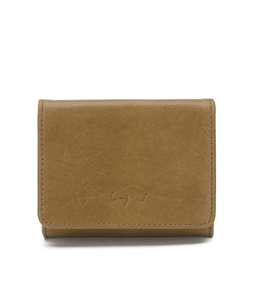 Ungrid（アングリッド）の「【Ungrid/アングリッド】【イタリア製牛革】　イタリア製牛革三つ折りミニ財布（財布・レディース・グレー/キャメル/ワイン/ミント/ブラウン/カーキ/オリーブ/レッド/ネイビー/パープル/ライトブルー・FREE）」の18枚目の写真