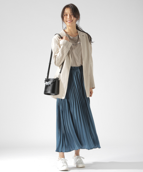 BAYFLOW（ベイフロー）の「セットアップジャケット（テーラードジャケット・レディース・ブラウン/ナチュラル・SMALL/MEDIUM）」の20枚目の写真