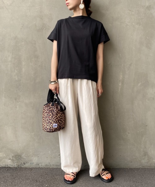 Drifter（ドリフター）の「[DRIFTER/ドリフター] レオパード柄巾着バッグ（ショルダーバッグ・レディース・ブラウン・ONE SIZE）」の21枚目の写真