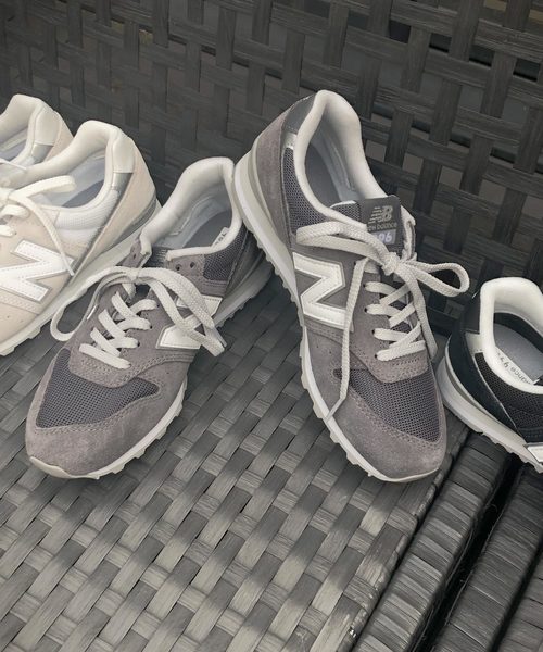 みどりん様　new balance WL996 グレー 　紺白スニーカー　二足 1036-0342-co1.jpg