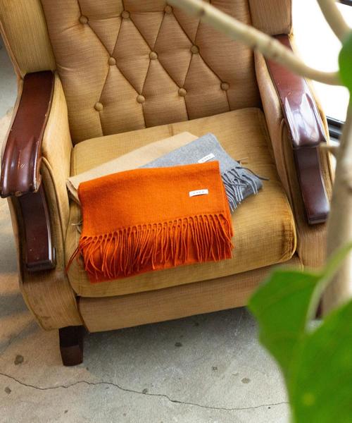 coen（コーエン）の「【女性にもオススメ】ヘリンボーンマフラー（マフラー・メンズ・ベージュ/グレー/オレンジ・FREE）」の10枚目の写真