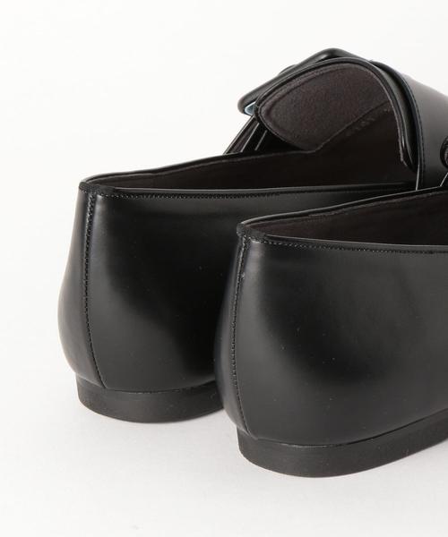 BEAUTY&YOUTH UNITED ARROWS（ビューティーアンドユースユナイテッドアローズ）の「BY ビッグバックルベルトローファー（ローファー・レディース・ブラック/オフホワイト・36/35h/37/36h/37h/38）」の7枚目の写真