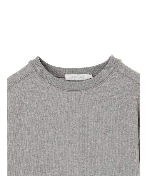 AMERICAN HOLIC(アメリカンホリック)の「針抜きジャガードカットプルオーバー *(Tシャツ/カットソー・レディース・ブラック/オフホワイト/杢グレー・MEDIUM/LARGE)」の10枚目の写真