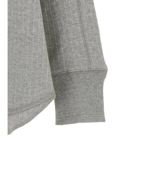 AMERICAN HOLIC(アメリカンホリック)の「針抜きジャガードカットプルオーバー *(Tシャツ/カットソー・レディース・ブラック/オフホワイト/杢グレー・MEDIUM/LARGE)」の9枚目の写真